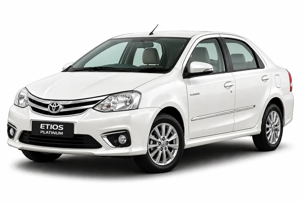 Toyota Etios on rent in Vijayawada